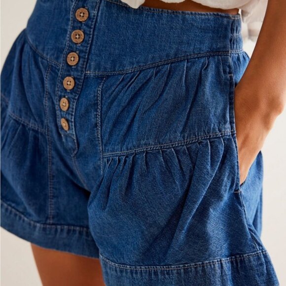 We The Free Fleur Denim Shorts Small - Picture 8 of 11